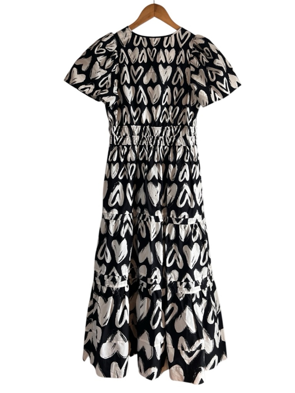 Anthropologie Somerset maxi dress in heart print size size S excellent condition - Picture 9 of 14